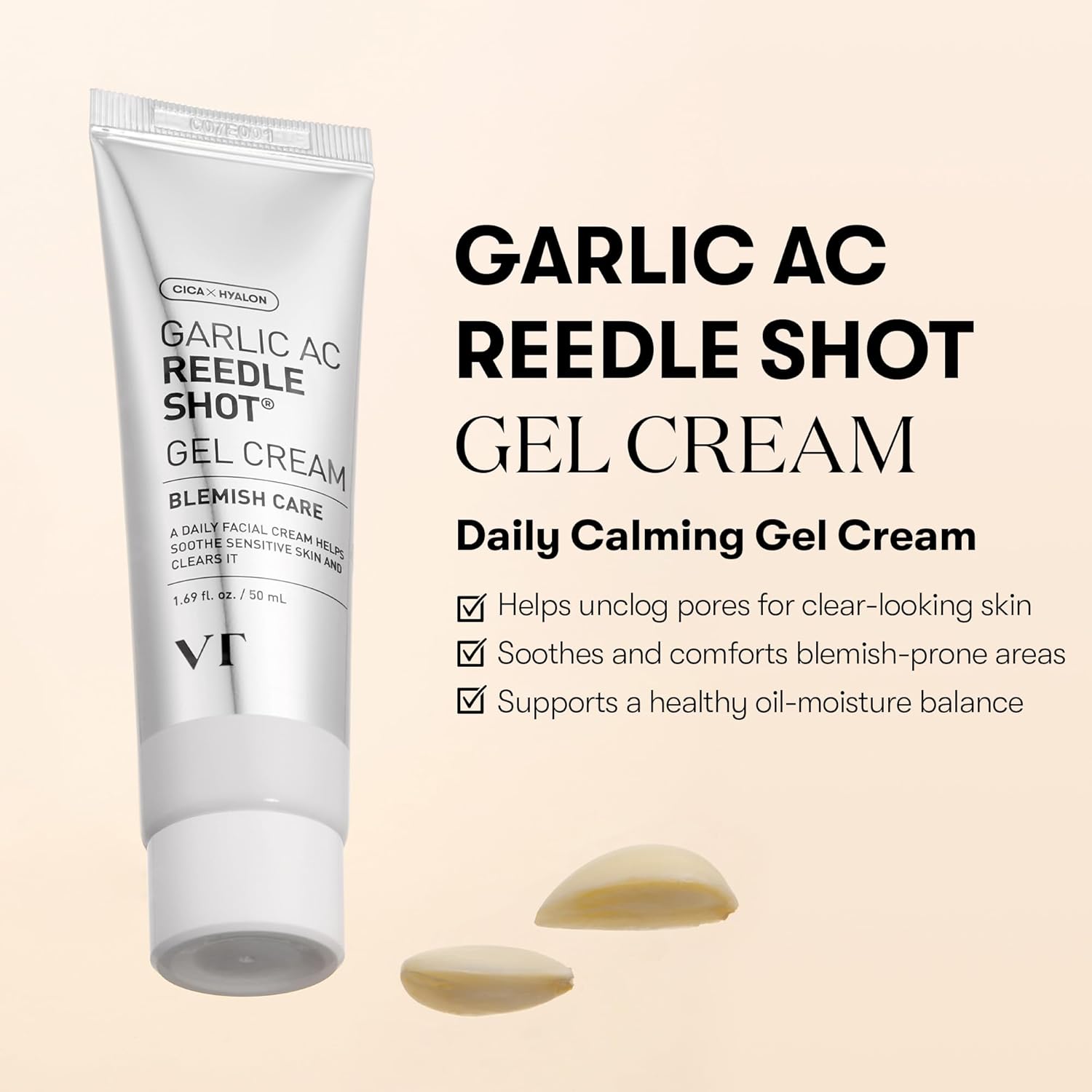 VT Cosmetics VT Garlic AC Riddle Shot Gel Cream 50ml – EIP Skin Care